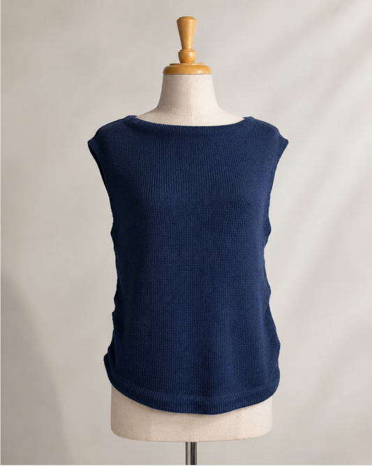 BLUE MOUNTAIN WOOL KNIT VEST