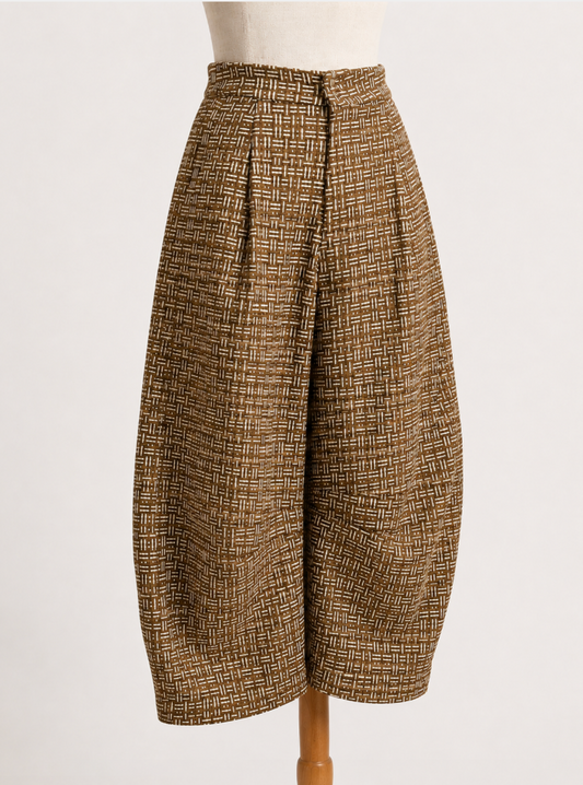 BORDEAUX BARREL PANT